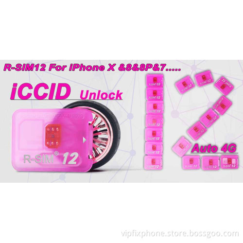R-SIM12 4G Smart Cloud Card Iccid Unlock IOS11.X Iphone 6 7 8 X